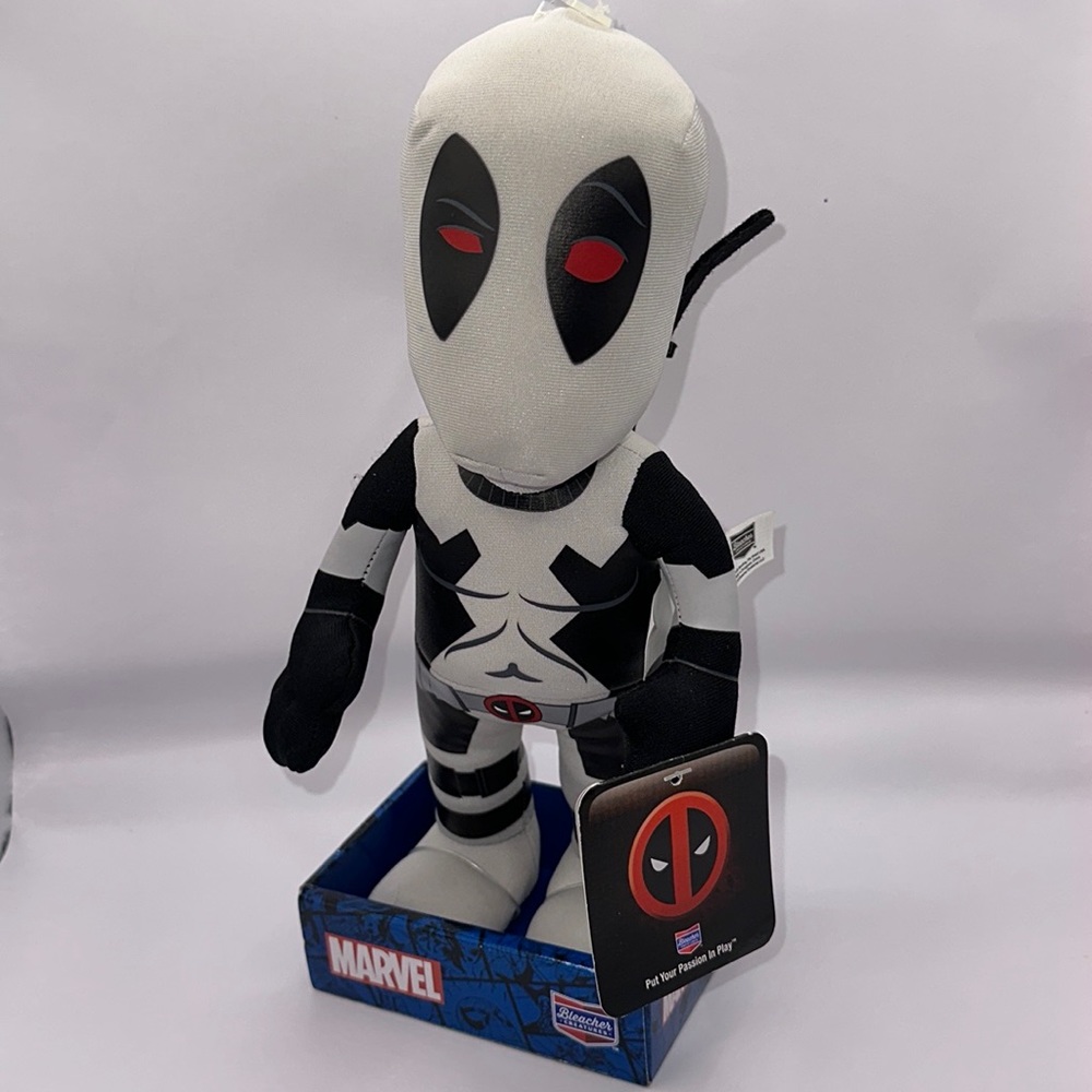 (Sold) Marvel White Deadpool Plush Figure